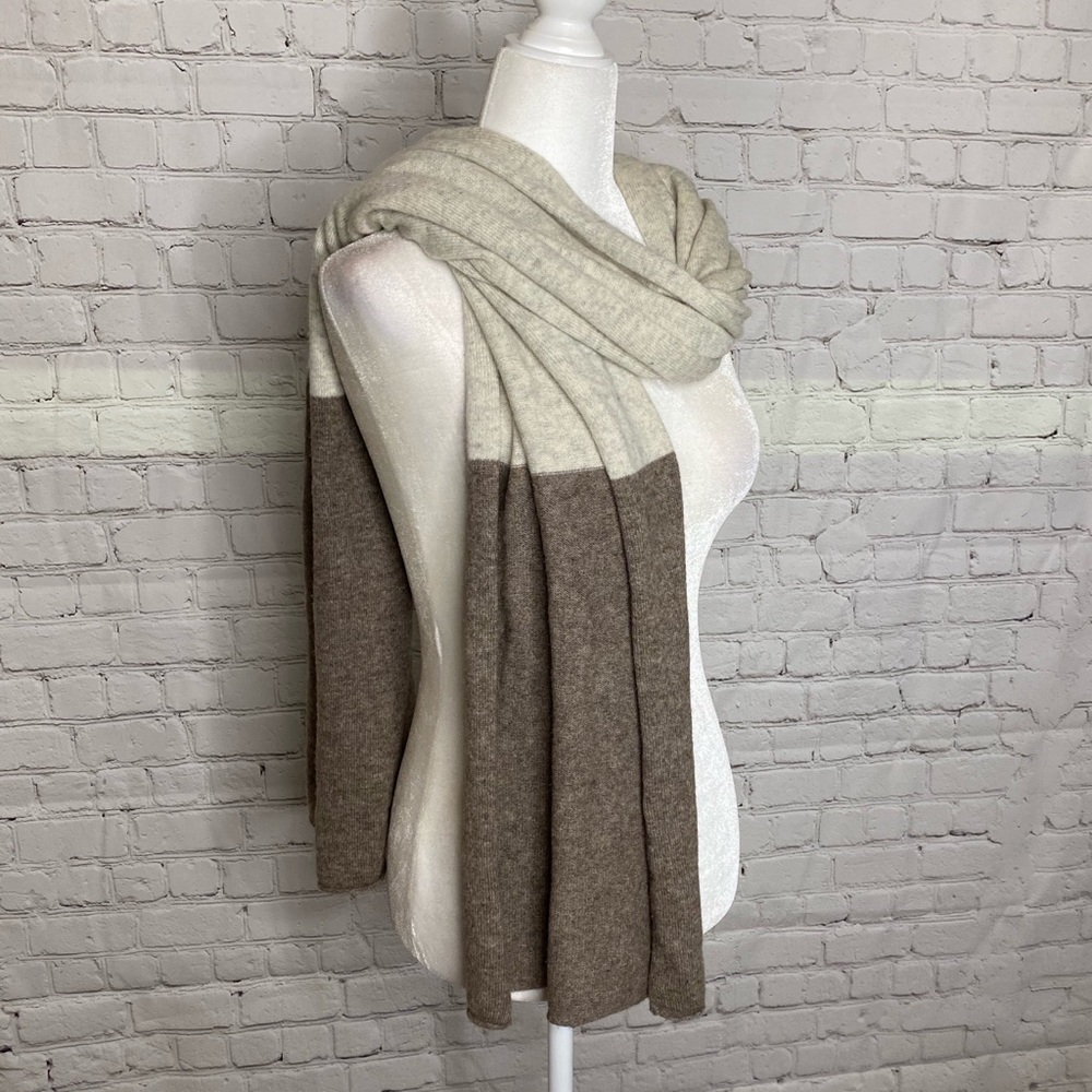 Two Tone Brown Scarf